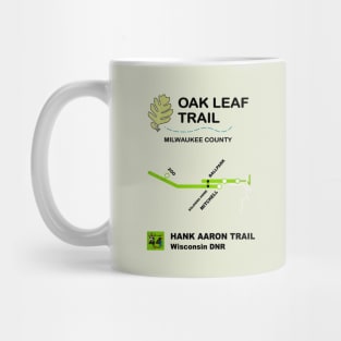 Oak Leaf Trail • Hank Aaron Line • MKE WI Mug